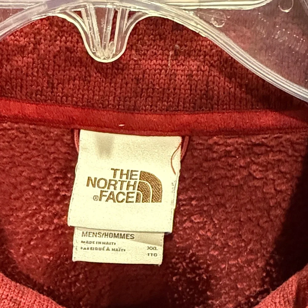 The North Face Deep Red Full-Zip Fleece Jacket